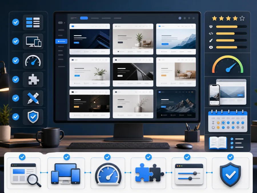 Checklist for evaluating a WordPress theme before choosing it
